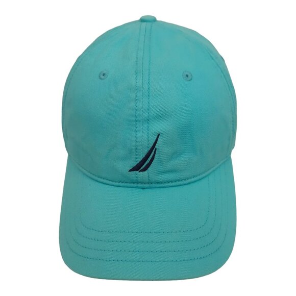 Nautica Logo Embroidered J Class Adjustable Cap 6 Panel Baseball Golf Hat - Picture 1 of 14